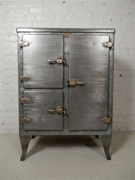 antique metal ice box manufacturers|old ice box refrigerators 1930s.